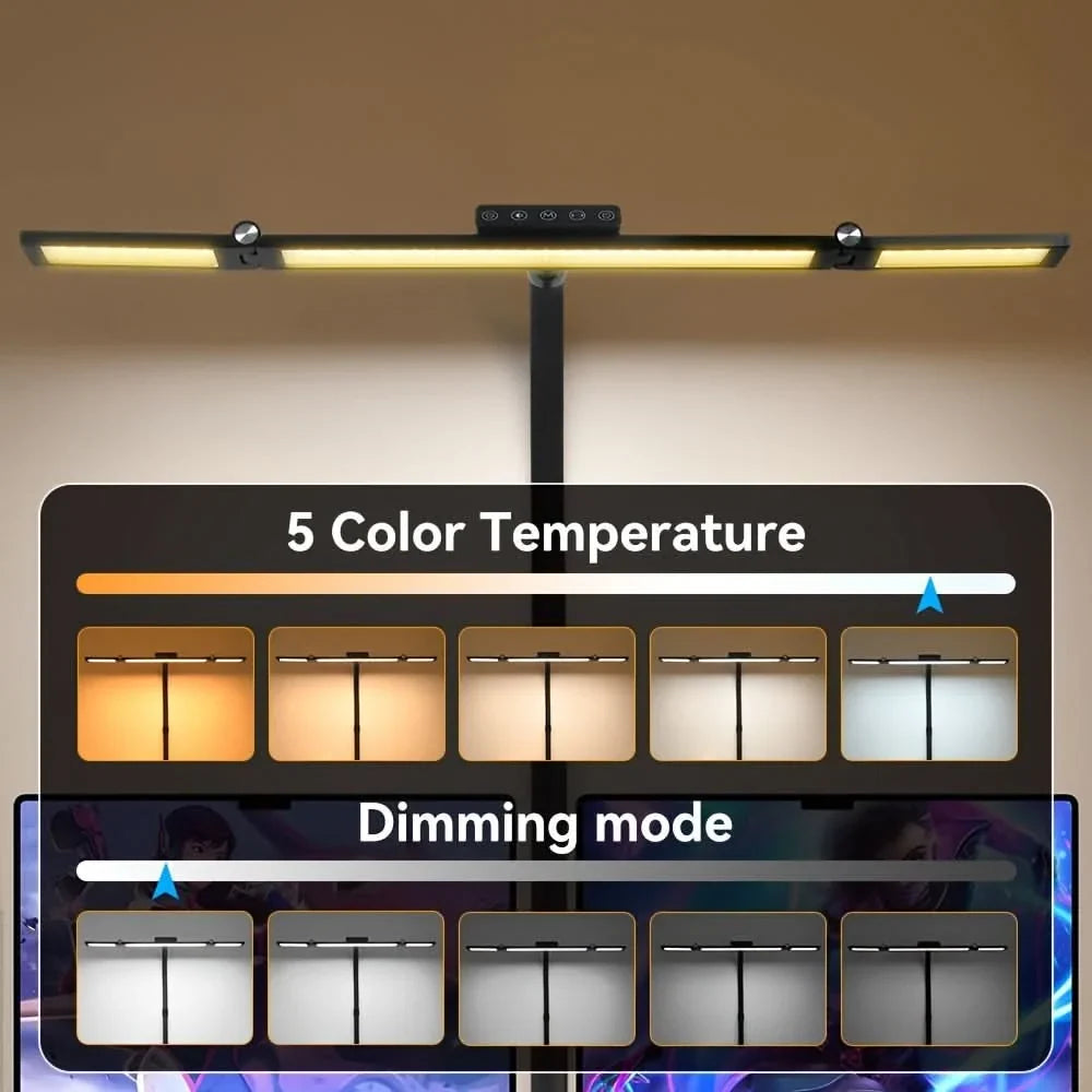 Work Lamp Flexible Gooseneck 18W LED Bright White Light