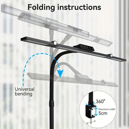 Work Lamp Flexible Gooseneck 18W LED Bright White Light