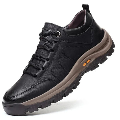 Work Shoes Triple-Zone Arch Support Weather-Sealed Cowhide Grip Sole