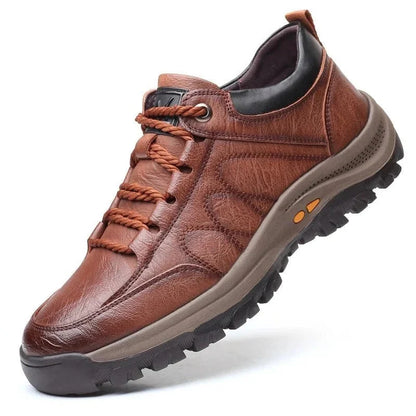 Work Shoes Triple-Zone Arch Support Weather-Sealed Cowhide Grip Sole