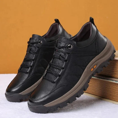 Work Shoes Triple-Zone Arch Support Weather-Sealed Cowhide Grip Sole
