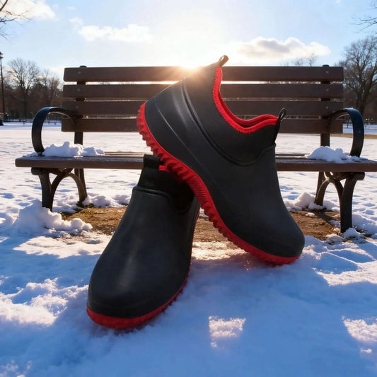 Work Shoes Waterproof Textile Non-Slip Slip-On