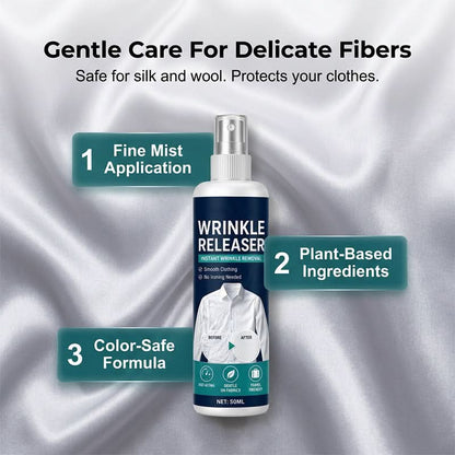 Wrinkle Releaser Spray Instant Smoothing & Anti-Static Travel-Friendly