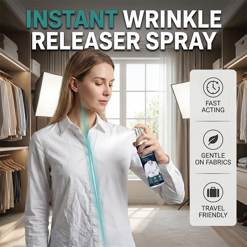 Wrinkle Releaser Spray Instant Smoothing & Anti-Static Travel-Friendly