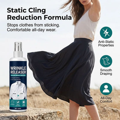 Wrinkle Releaser Spray Instant Smoothing & Anti-Static Travel-Friendly