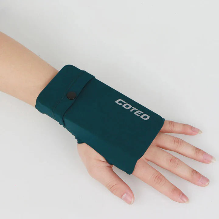 Wrist Pouch Slim Elastic Phone Holder Snap Closure