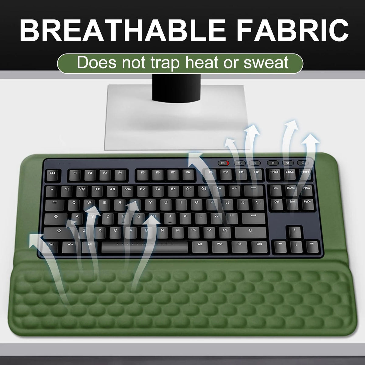 Wrist Rest Memory Foam Cushion Non-Slip Base