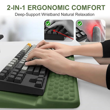 Wrist Rest Memory Foam Cushion Non-Slip Base