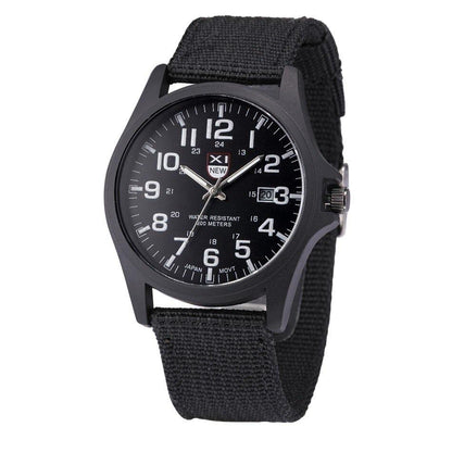 Wristwatch Stainless Steel Case Water-Resistant Luminous Dial