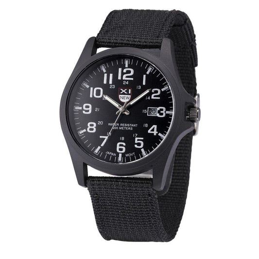 Wristwatch Stainless Steel Case Water-Resistant Luminous Dial