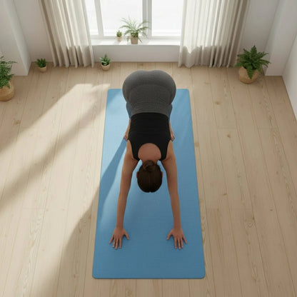 Yoga Mat Extra-Wide Non-Slip Cushioned EVA 0.39-Inch Thick