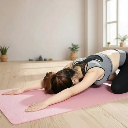 Yoga Mat Extra-Wide Non-Slip Cushioned EVA 0.39-Inch Thick
