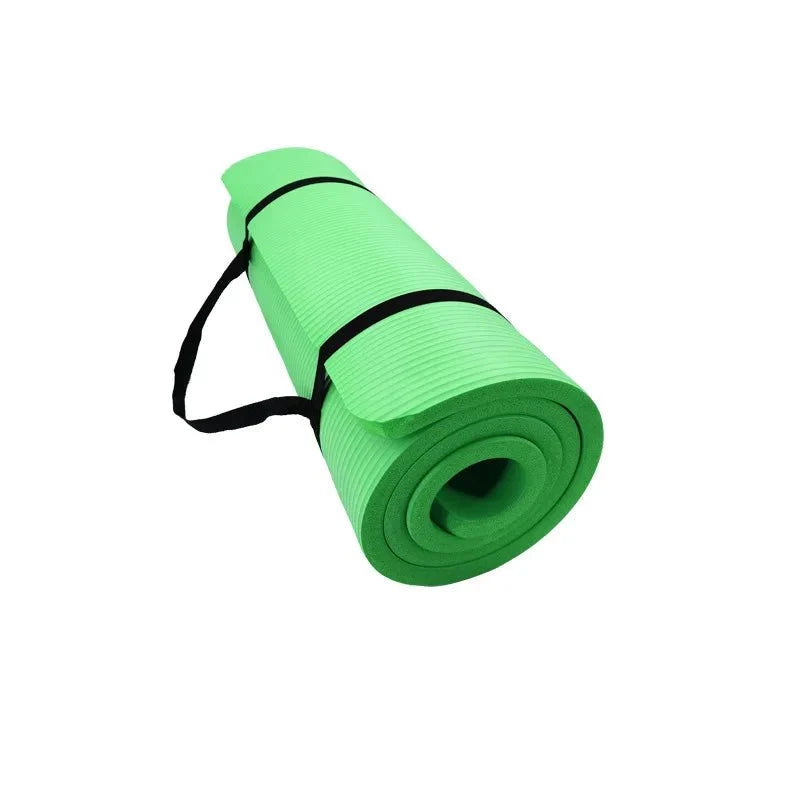 Yoga Mat Extra-Wide Non-Slip Cushioned EVA 0.39-Inch Thick