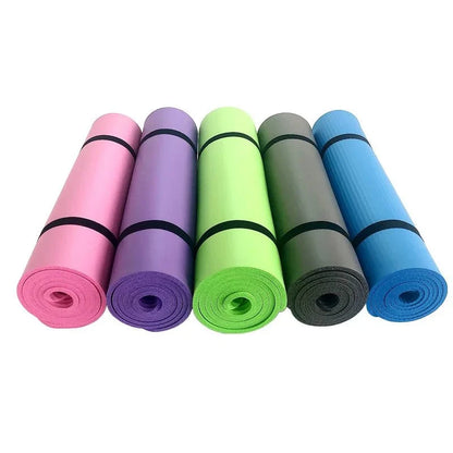 Yoga Mat Extra-Wide Non-Slip Cushioned EVA 0.39-Inch Thick