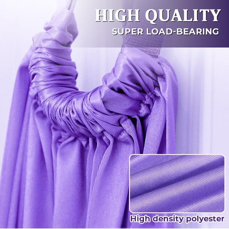 Yoga Stretching Band Numbered Adjustable Loops Soft Fabric