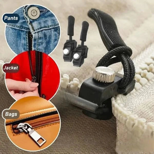Zipper Pulls Tool-Free Clamp-On Nylon Loop Set of 6