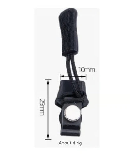 Zipper Pulls Tool-Free Clamp-On Nylon Loop Set of 6