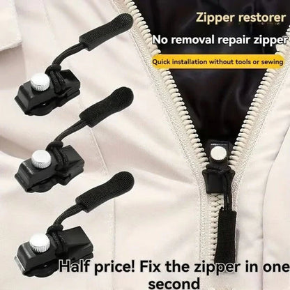 Zipper Pulls Tool-Free Clamp-On Nylon Loop Set of 6