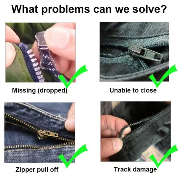 Zipper Pulls Tool-Free Clamp-On Nylon Loop Set of 6