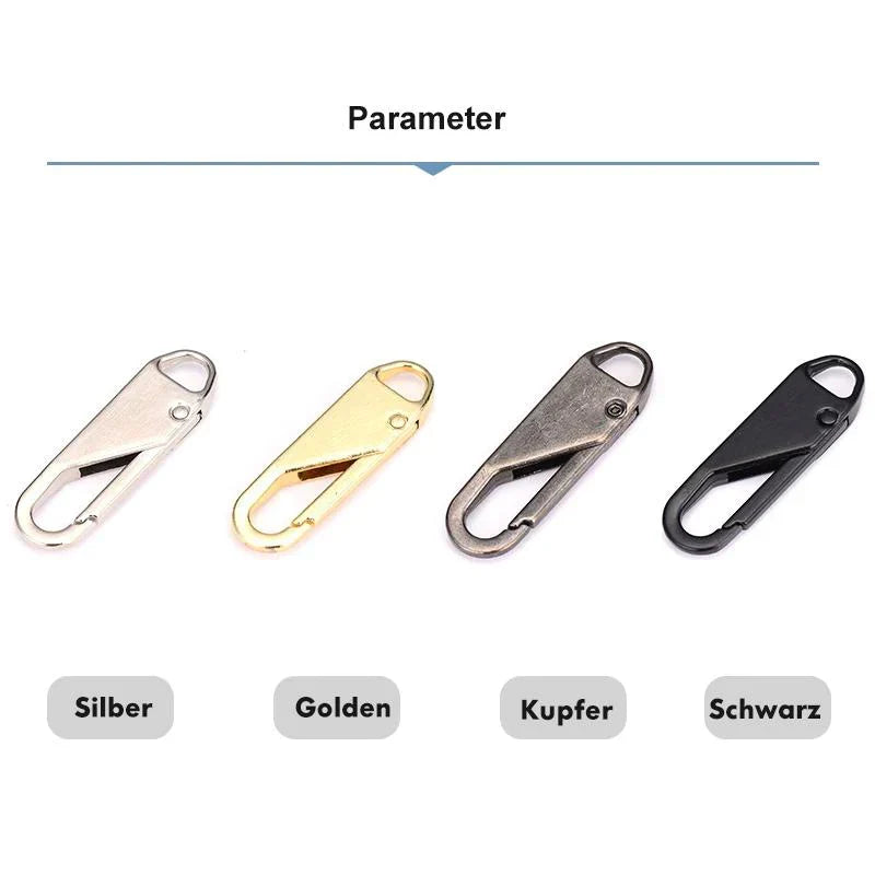 Zipper Pulls Universal Fit Tool-Free Zinc Alloy