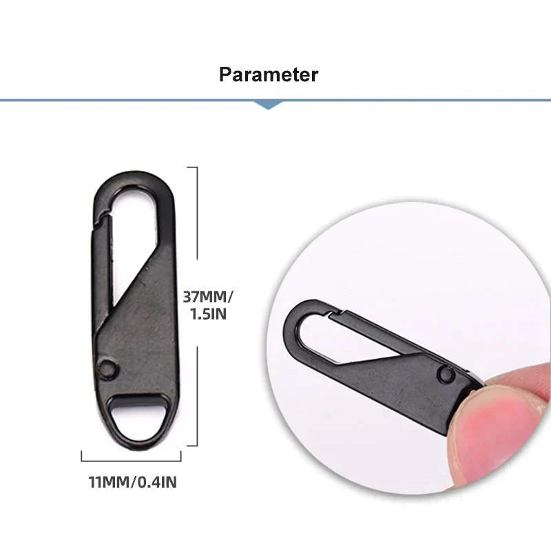 Zipper Pulls Universal Fit Tool-Free Zinc Alloy