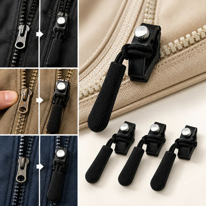 Zipper Repair Kit Tool-Free Snap & Metal 25-Piece