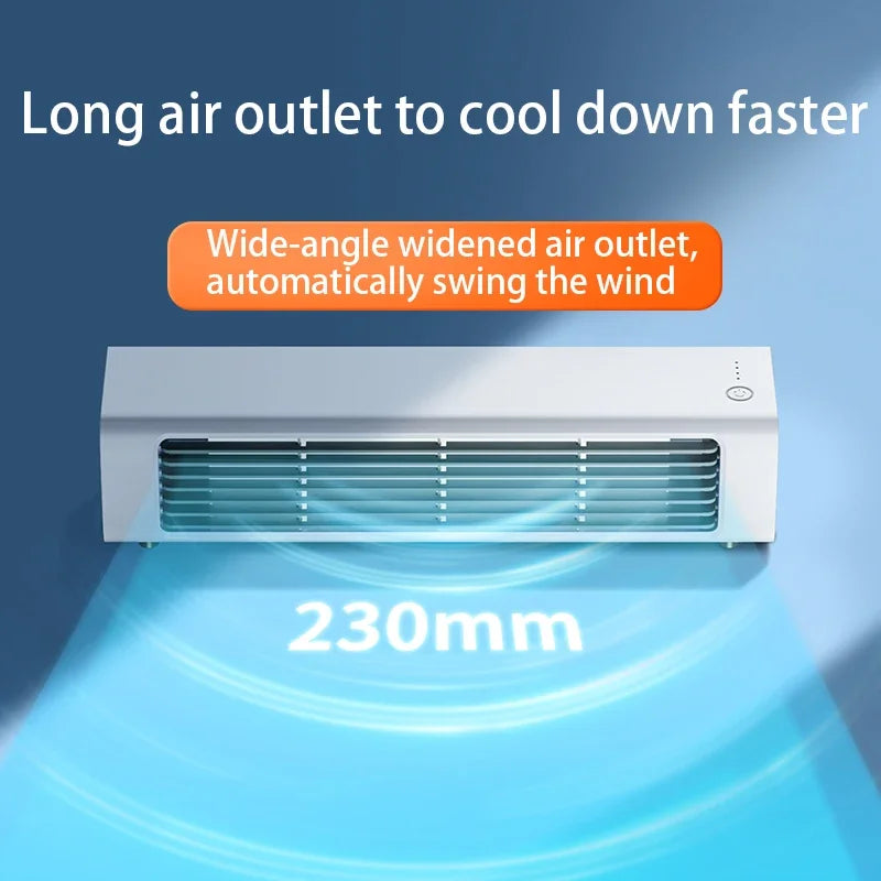 bladeless Fan with Remote Control – Stylish and Silent, 3 Speed Settings