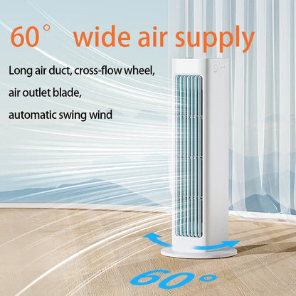 bladeless Fan with Remote Control – Stylish and Silent, 3 Speed Settings