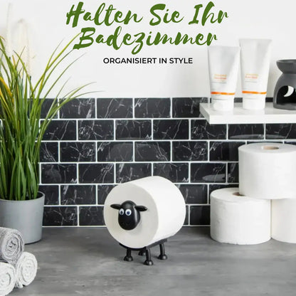 Toilet Paper Holder Sheep Design Space-Saving