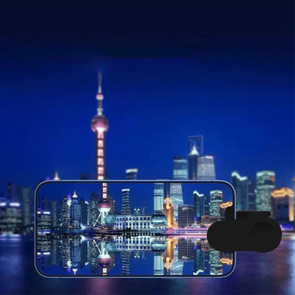Smartphone Mirror Clip-On Optical Glass Universal Fit
