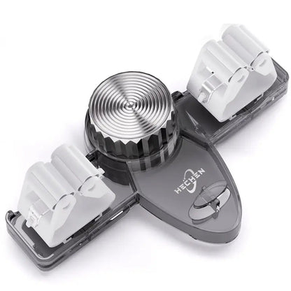Broom & Mop Holder Self-Adhesive Suction Automatic Clamp