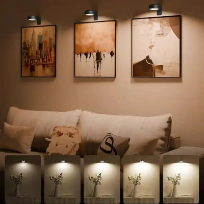 LED Picture Light Magnetic Battery-Operated Stepless Dimming