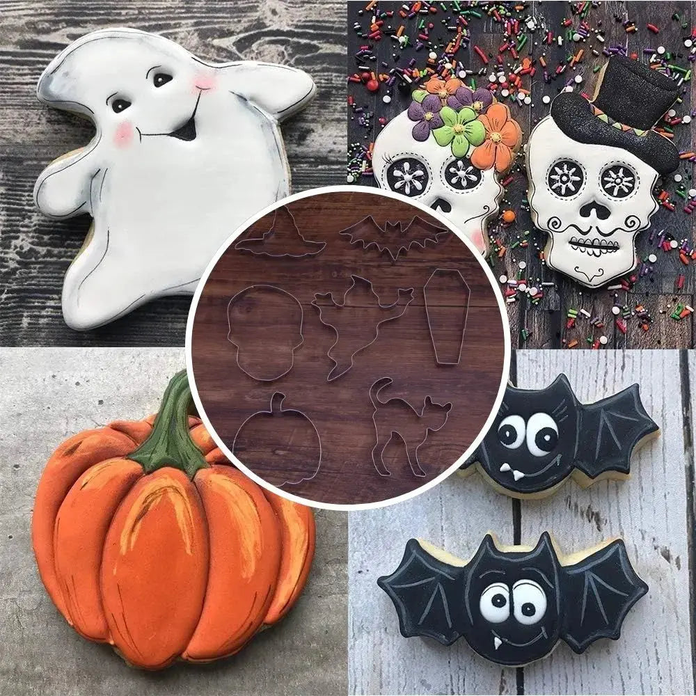 Cookie Cutters Halloween Stainless Steel Set of 7