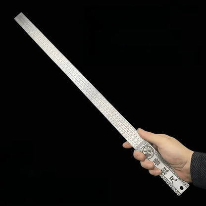Steel Ruler Hardened Steel Dual-Sided Inches & Centimeters