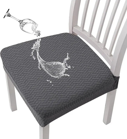 Chair Cover Set Jacquard Stretch Waterproof