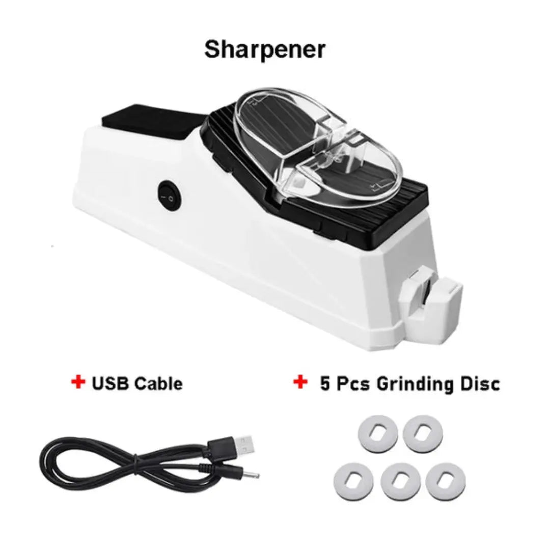 Electric Knife Sharpener Cordless USB Rechargeable