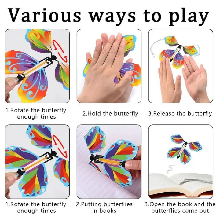 Flying Butterfly Set Pop-Up Reusable 15-Piece