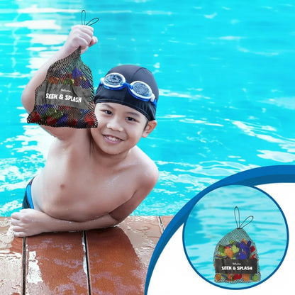 Pool Treasure Hunt Game Waterproof Gems & Cards