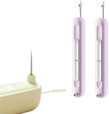 Needle Threader & Seam Ripper 2-in-1 Stainless Steel Tips