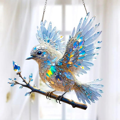Window Ornament Shimmering Acrylic Rainbow Reflections Hook Included