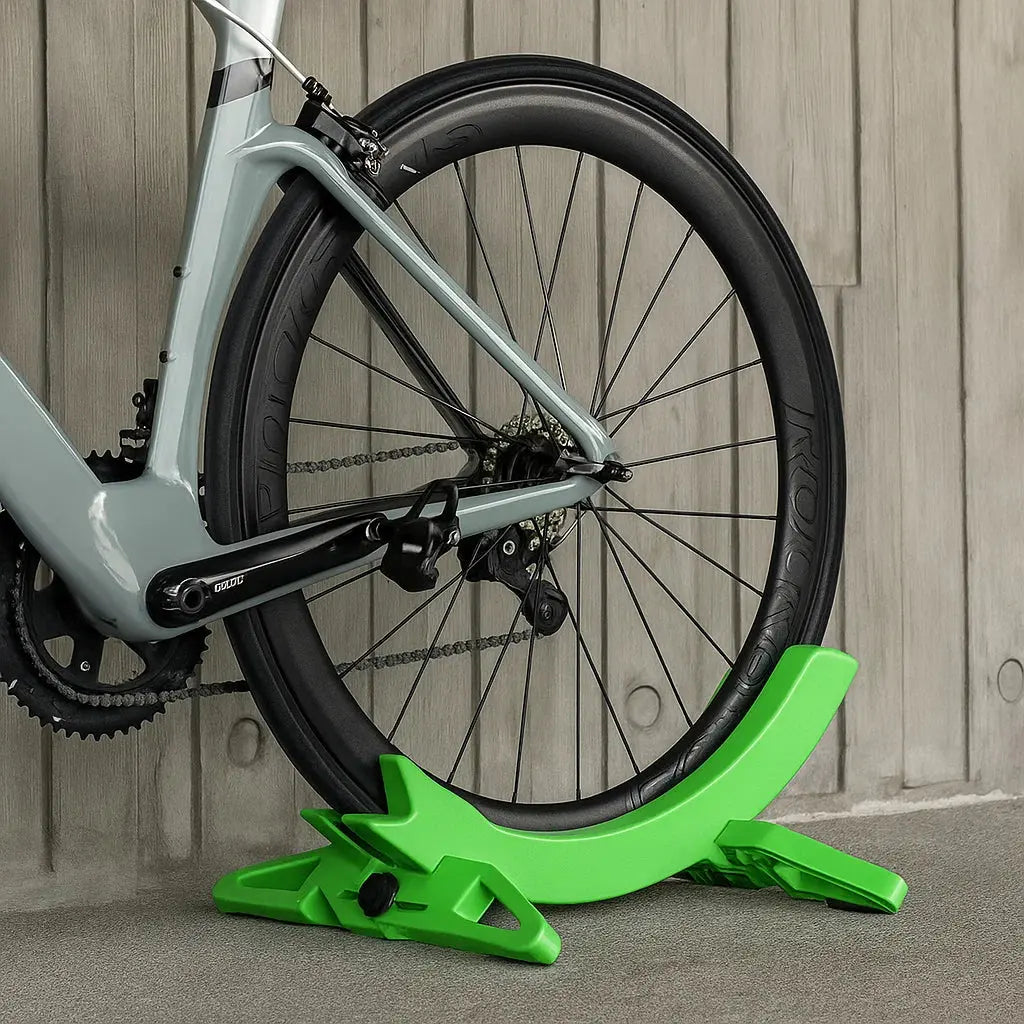 Indoor Bike Stand Adjustable Width Non-Slip Feet Tool-Free Assembly