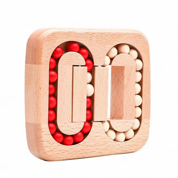 Handheld Spin Puzzle Natural Wood Quiet Rotation