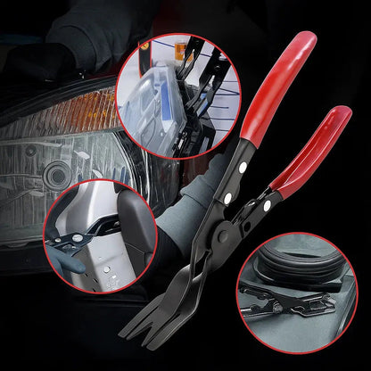 Clip Removal Pliers Thin Tip & Spring-Loaded Non-Slip Grip
