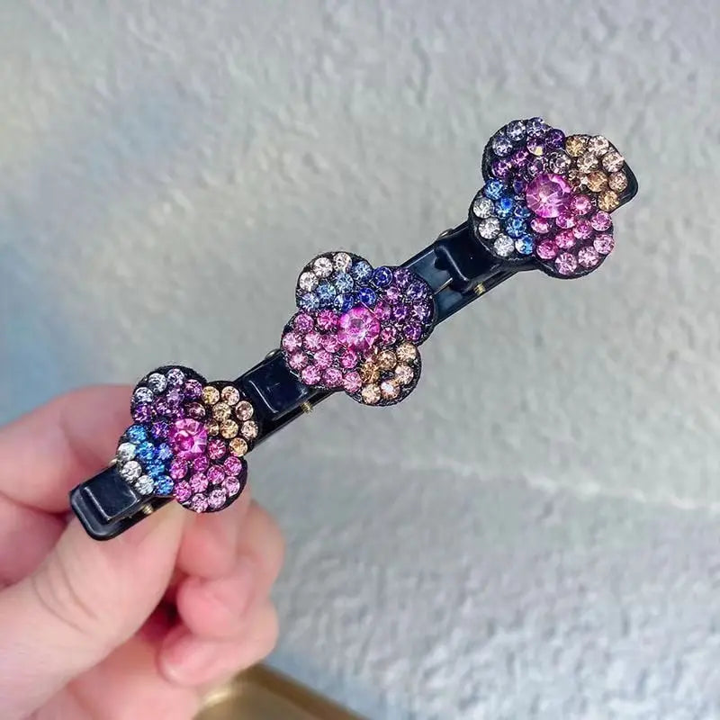 Hair Clip Braided Crystal Secure Hold