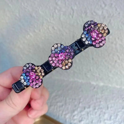 Hair Clip Braided Crystal Secure Hold