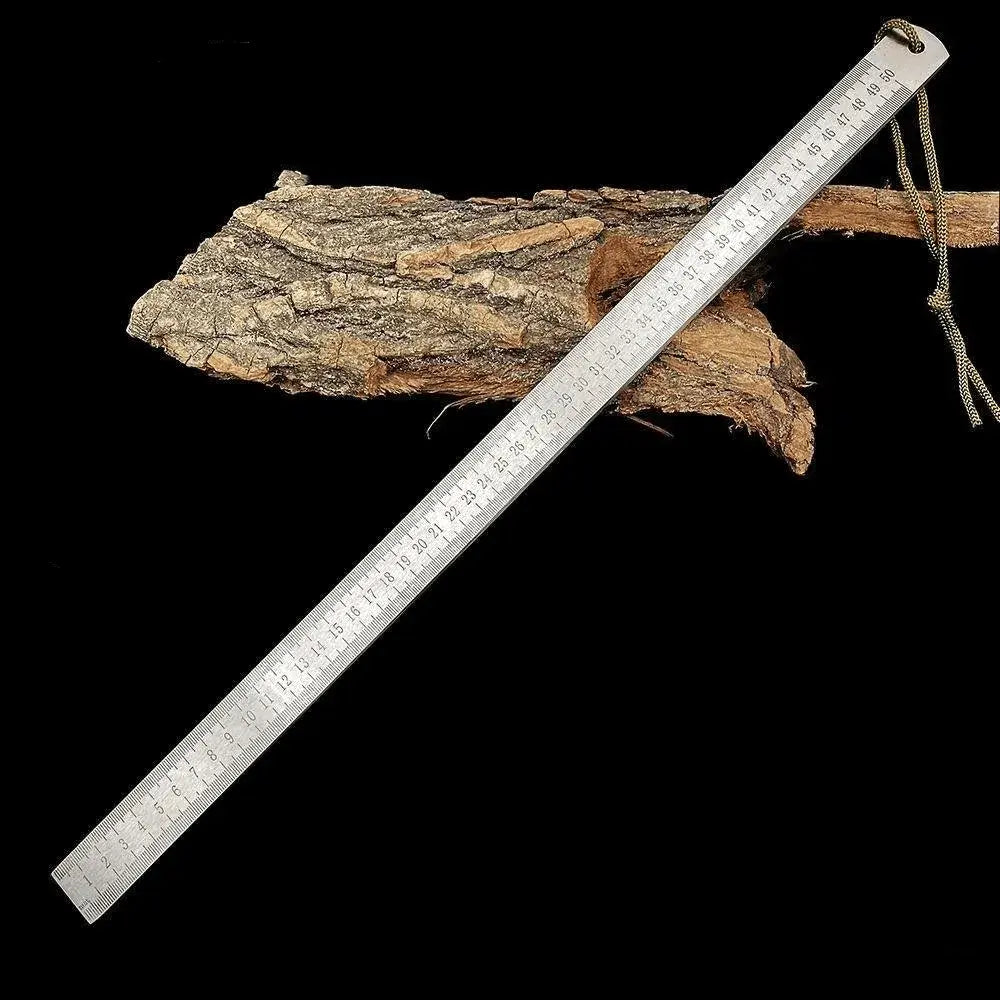 Steel Ruler Hardened Steel Dual-Sided Inches & Centimeters