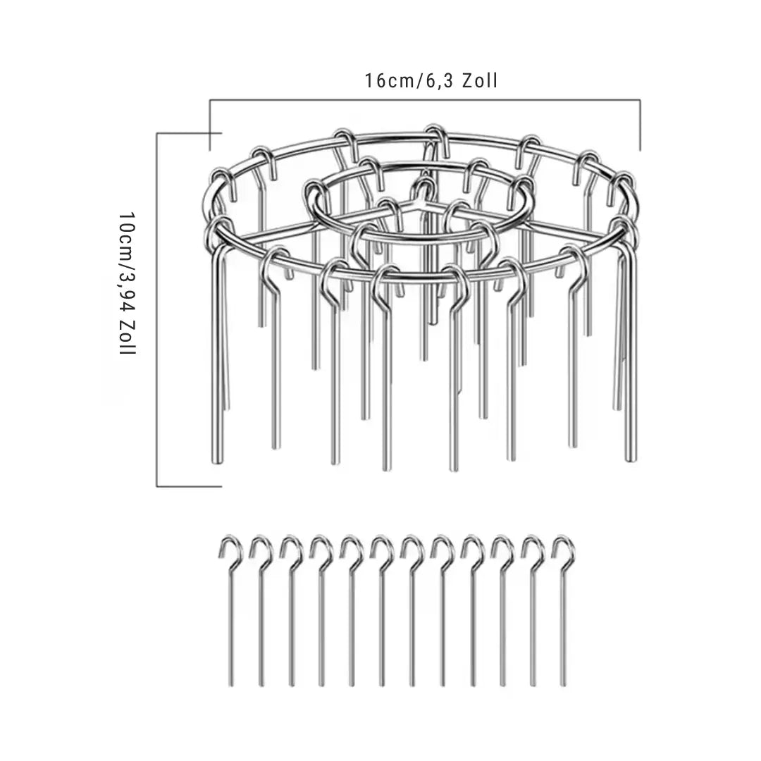 Air Fryer Skewer Rack Non-Stick Stainless Steel