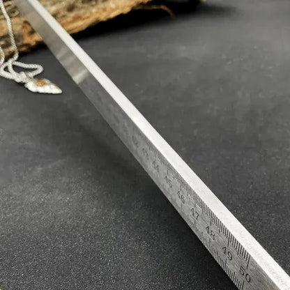 Steel Ruler Hardened Steel Dual-Sided Inches & Centimeters