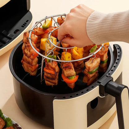 Air Fryer Skewer Rack Non-Stick Stainless Steel