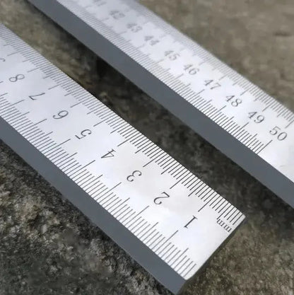 Steel Ruler Hardened Steel Dual-Sided Inches & Centimeters